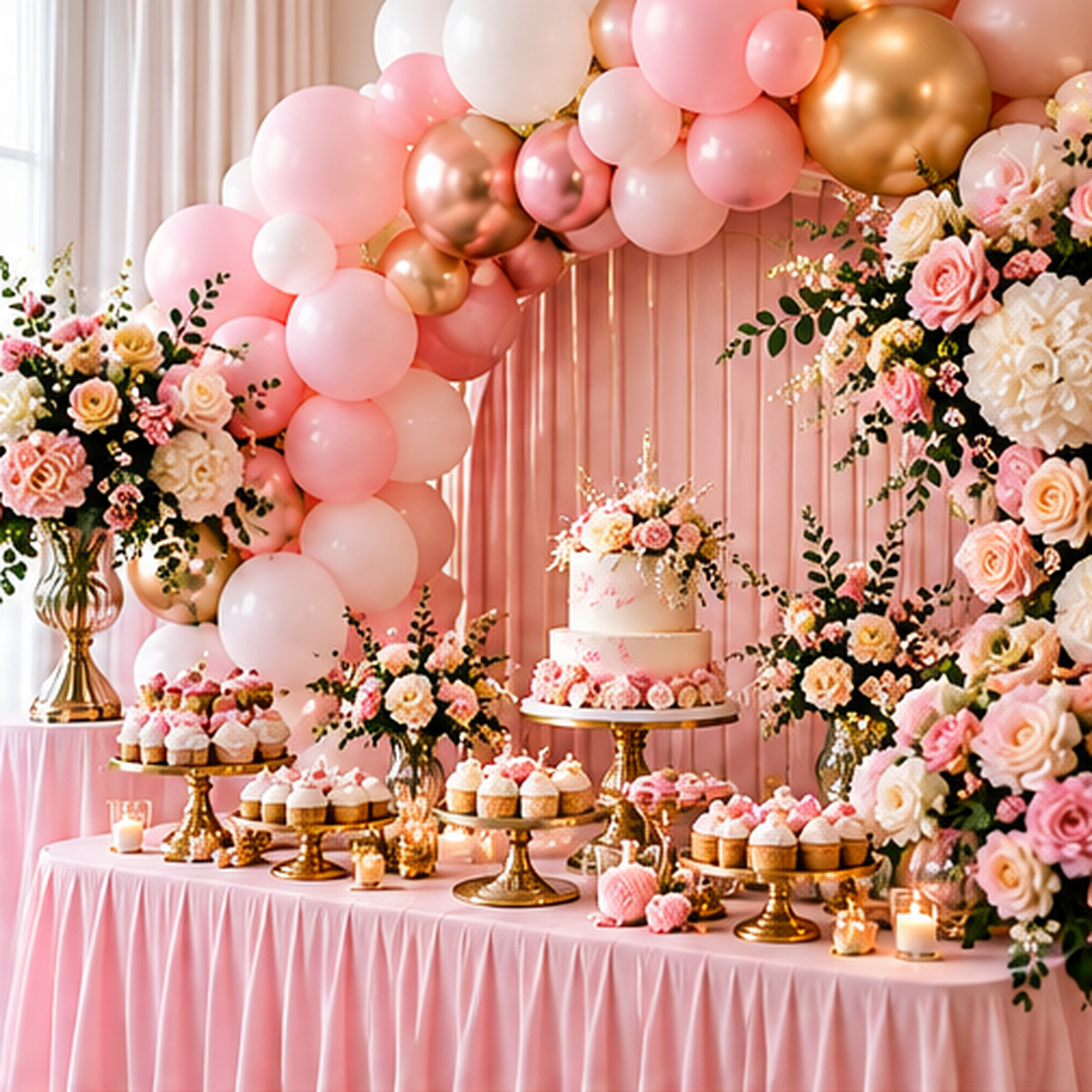 Birthday balloon décor
