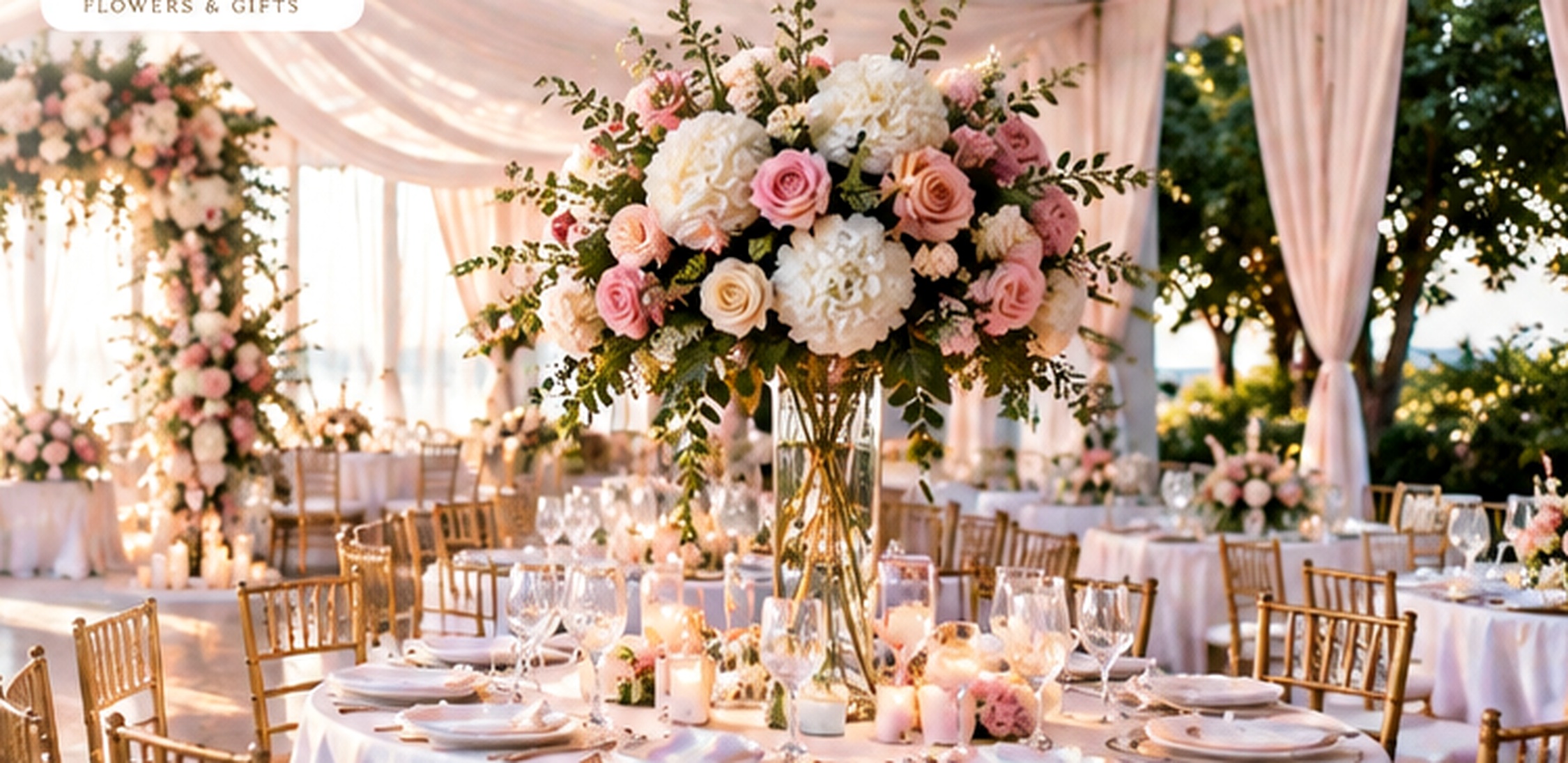 Elegant luxury event décor