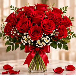 Dosen of Red Roses