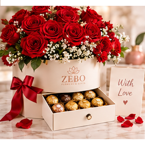 Classic Romance Roses & Chocolates